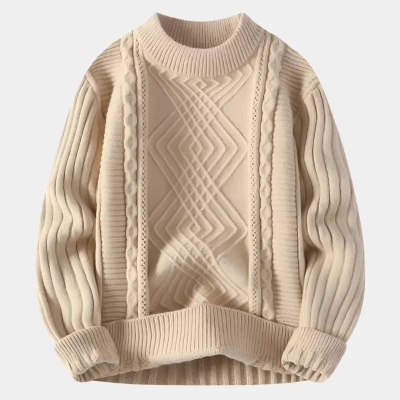 Strukturierter Pullover