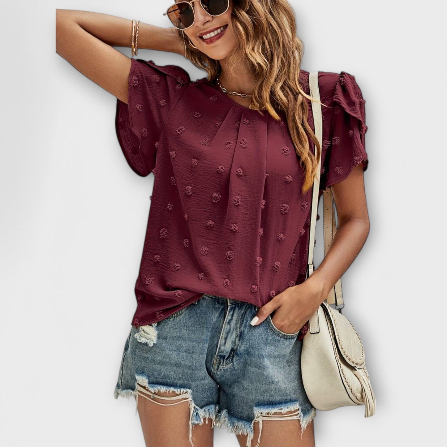 Pünktchenflair Bluse