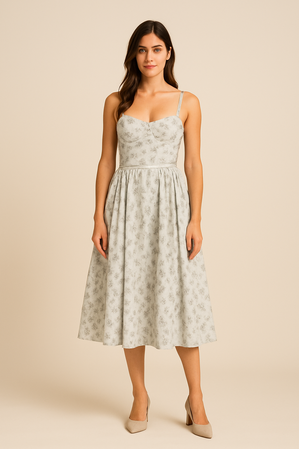 HERBERGER | Damen Sommerkleid mit V-Ausschnitt luftig-leicht