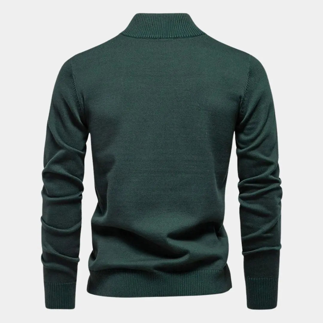 Essential Pullover mit Viertel-Reissverschluss