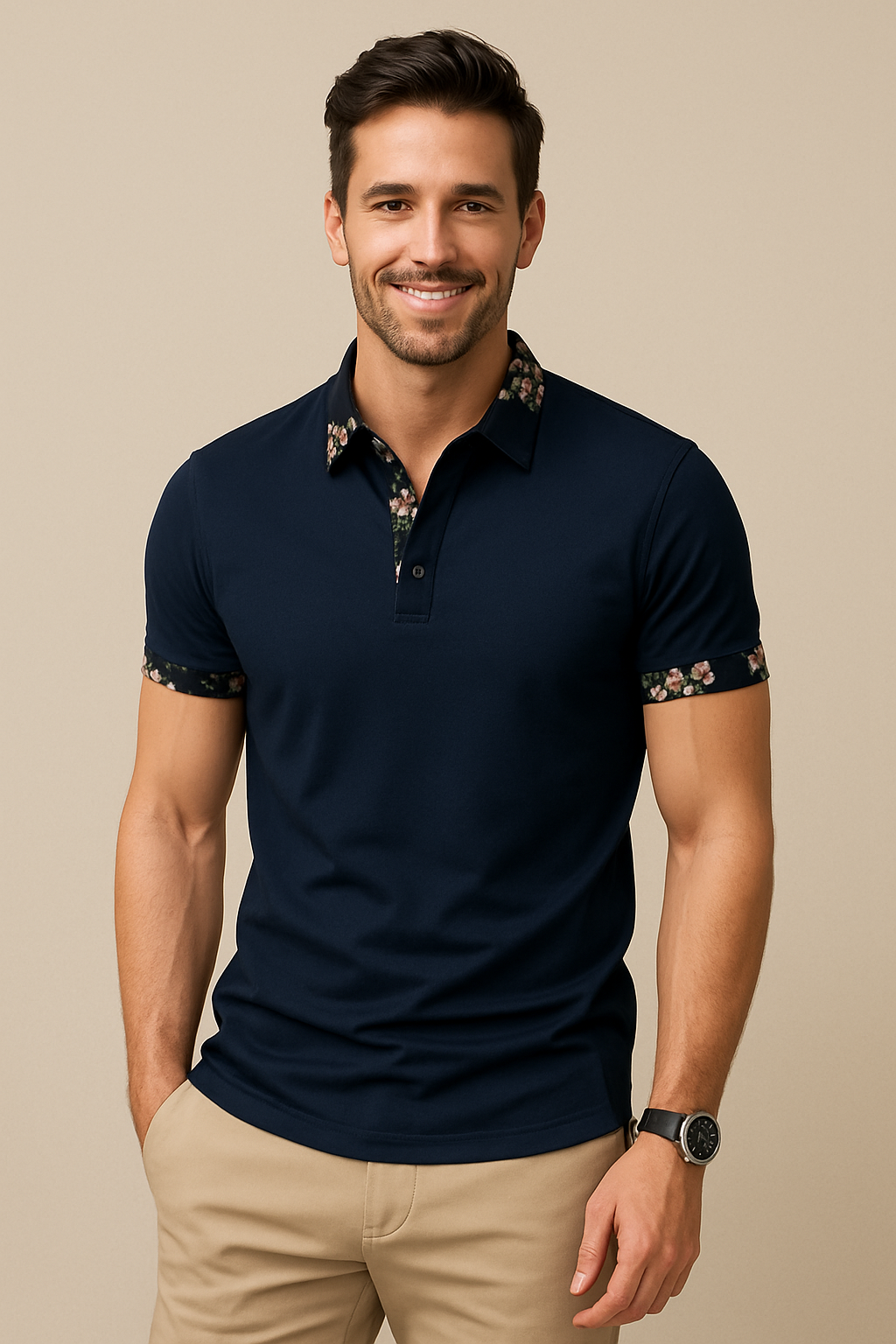 HERBERGER | Poloshirt mit klassischer Passform