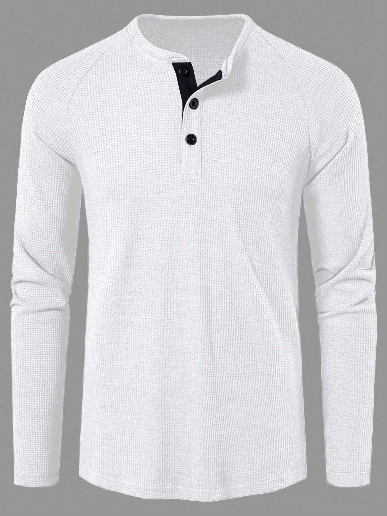 Knopftakt Herren Langarmshirt