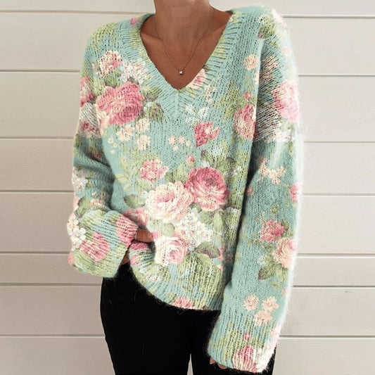 Floraglanz Langarm Sweater