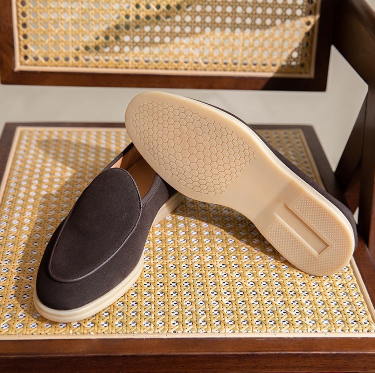 Du Cap belgische Slipper aus Wildleder