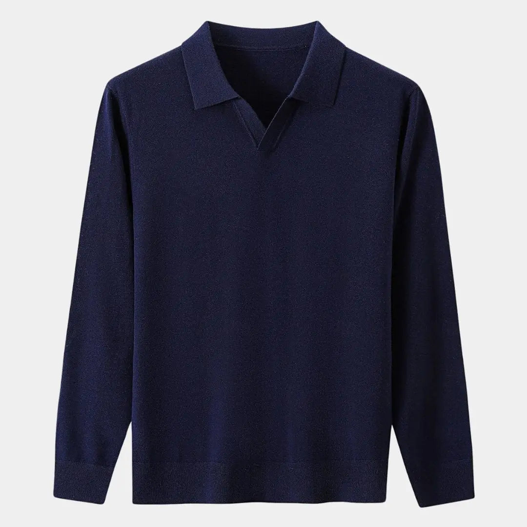 100% Wollstrick Turndown Pullover