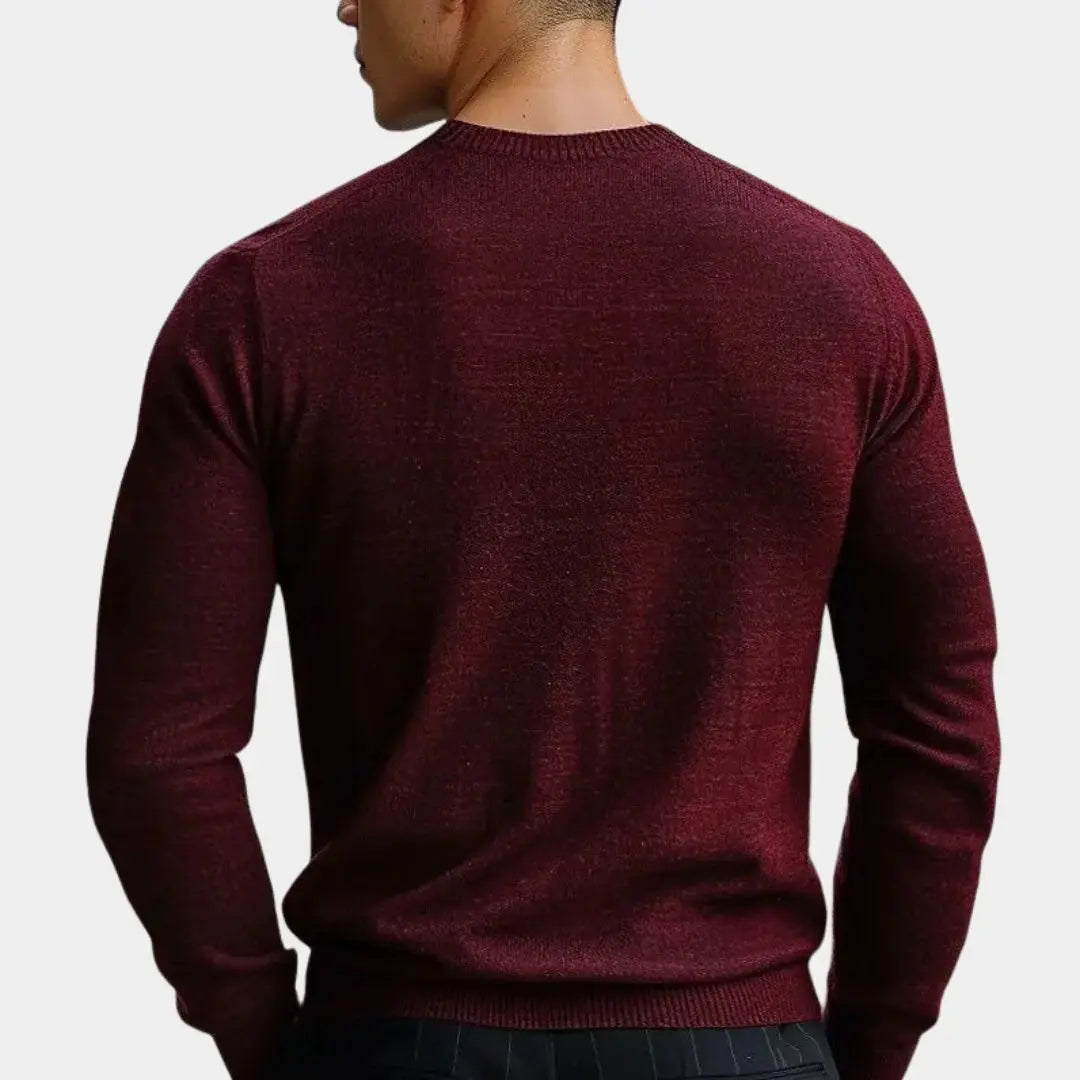 Strickpullover mit Rundhalsausschnitt