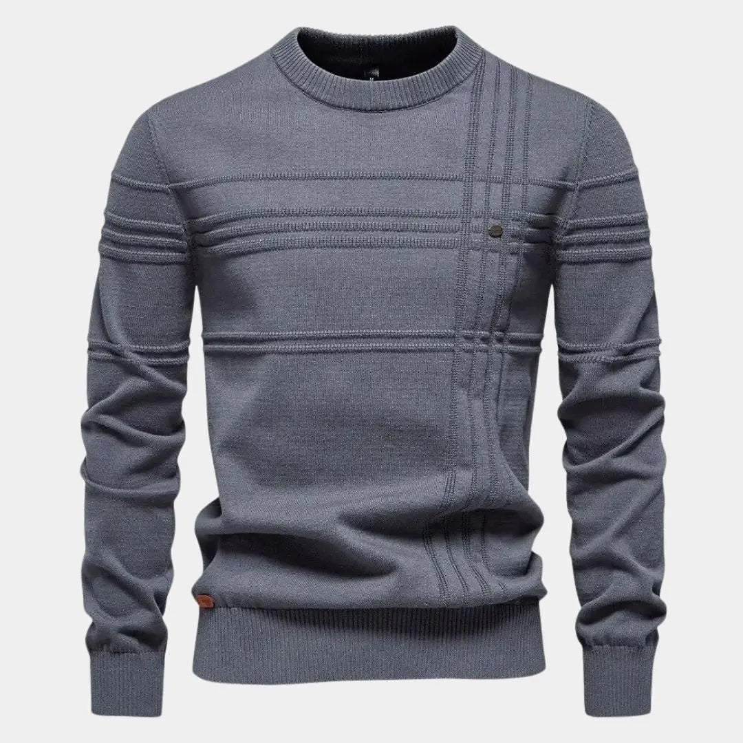 Gestrickter Pullover aus Baumwolle