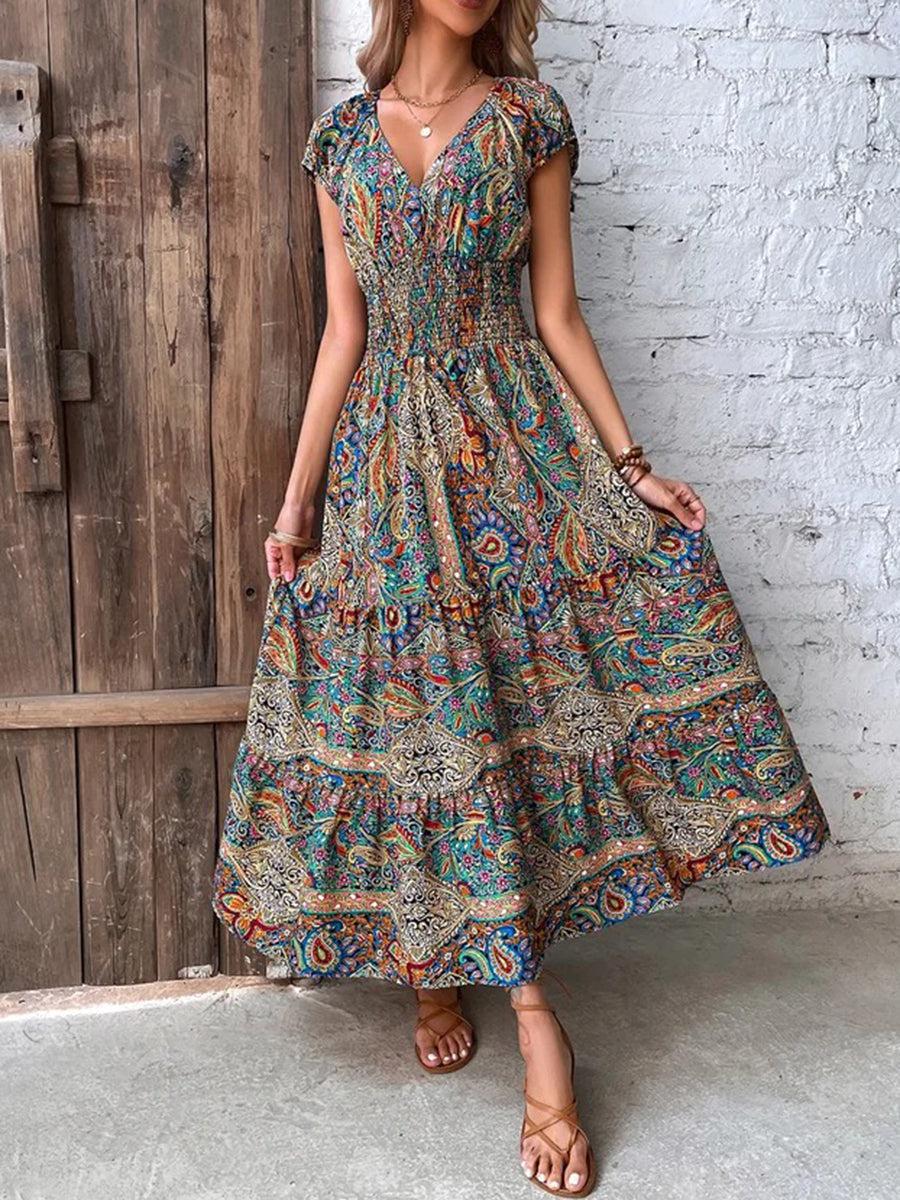 Farbenpracht Maxikleid