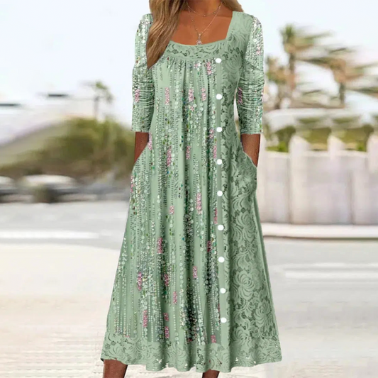 Wiesenfrisch Midi Kleid