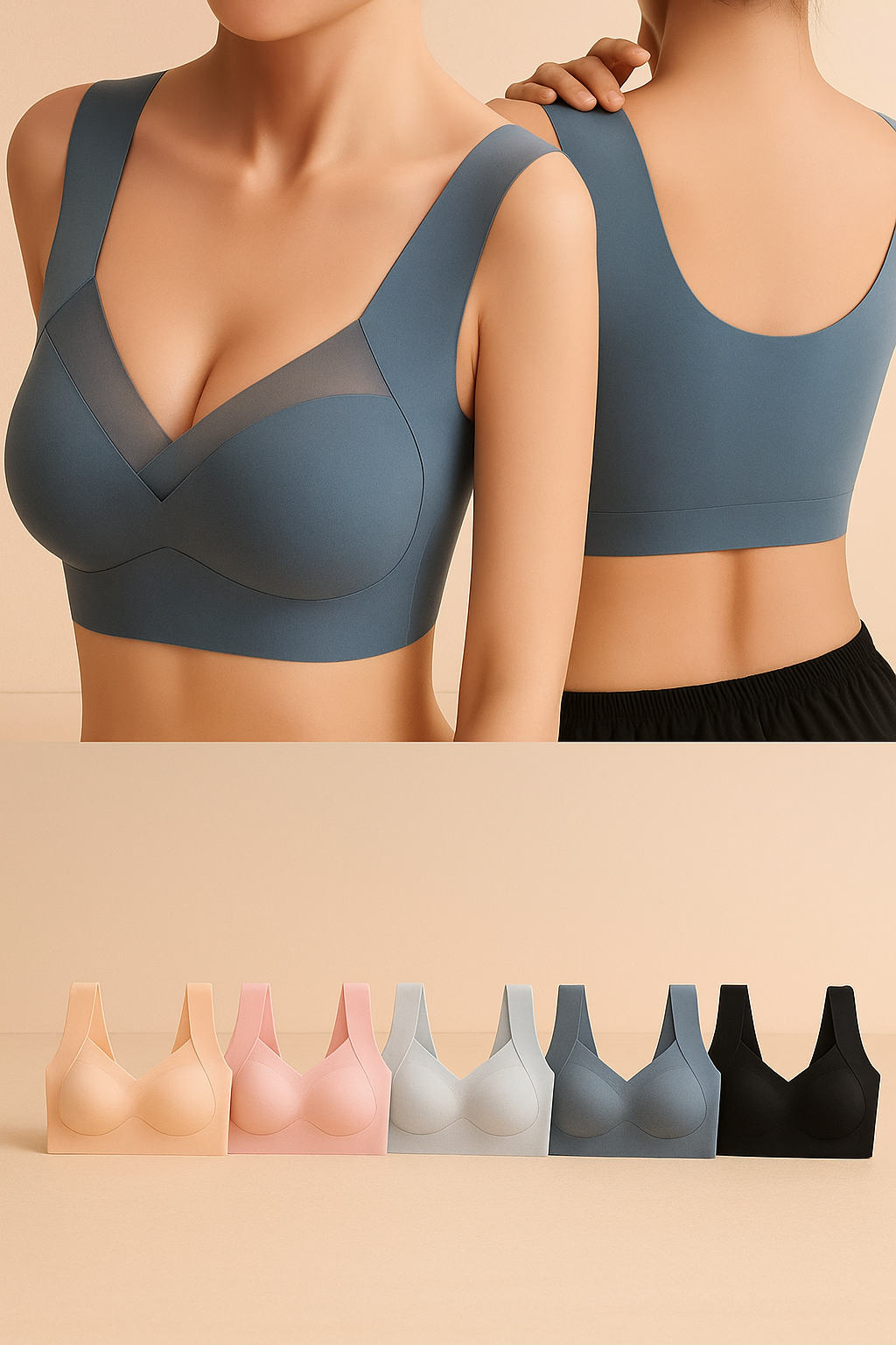 Nahtloser BH mit Höchstem Komfort