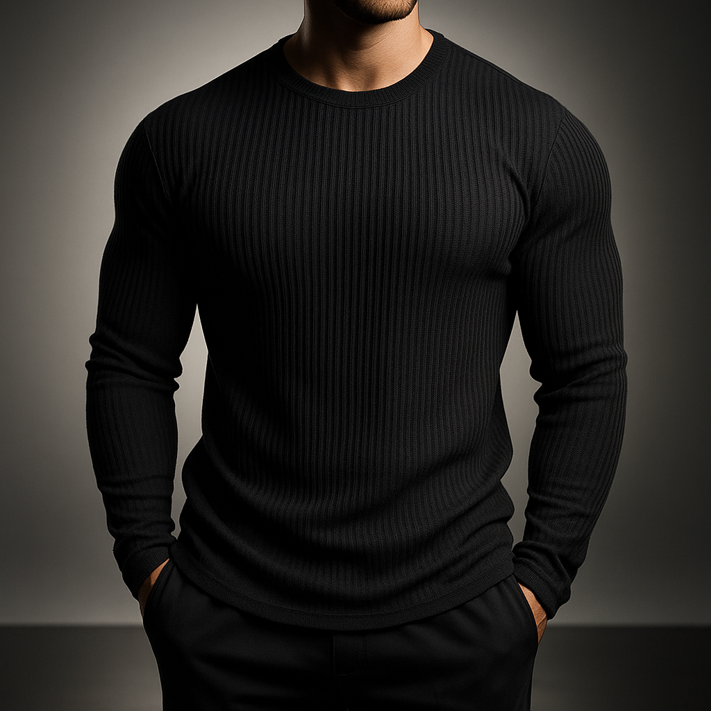Gervase™ Strick Pullover Mit Rippmuster