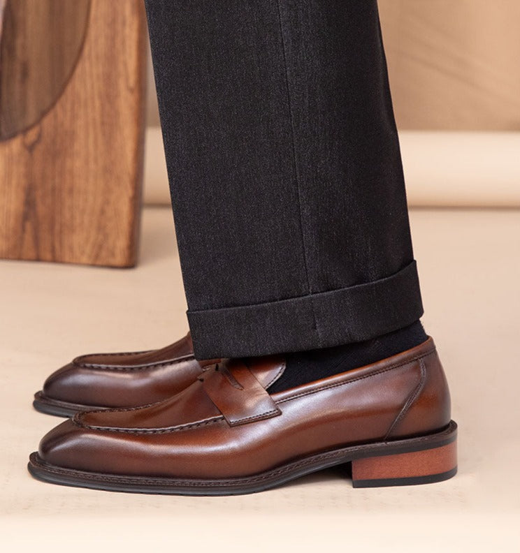 Citi Leder Sattel Loafers