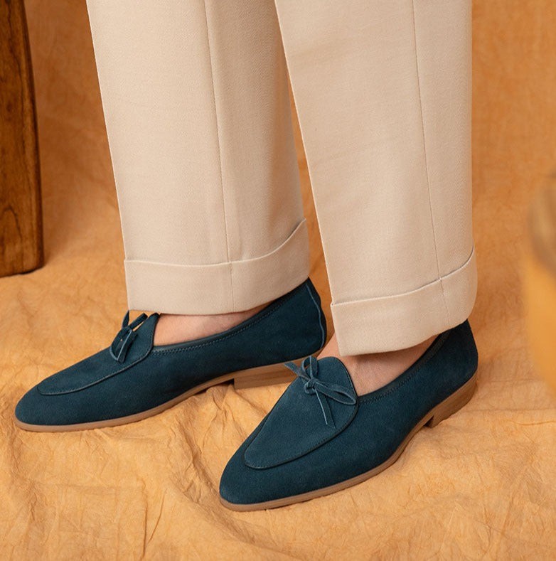 Amalfi Belgische Loafers aus Wildleder