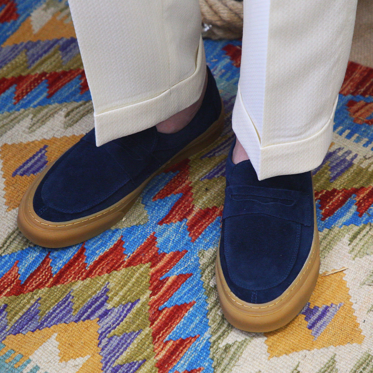 Mallorca Wildleder Slipper