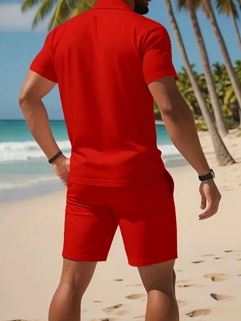 Kelvin Lässiges Zweiteiliges Sportset