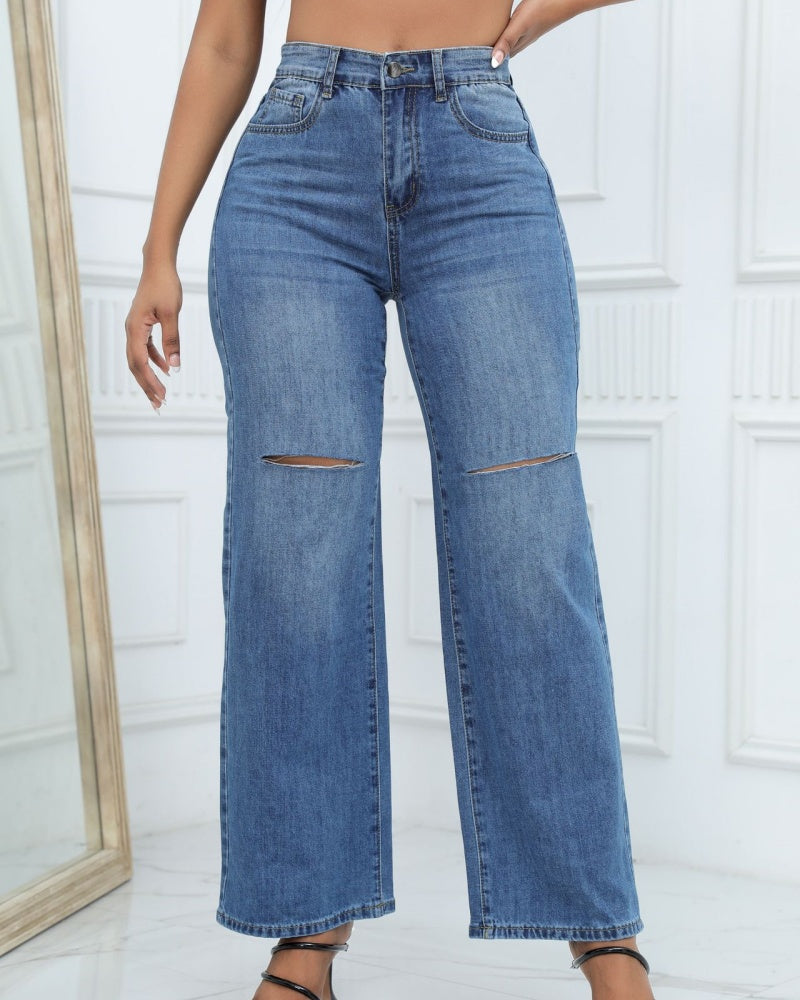 Jeans mit Hoher Taille