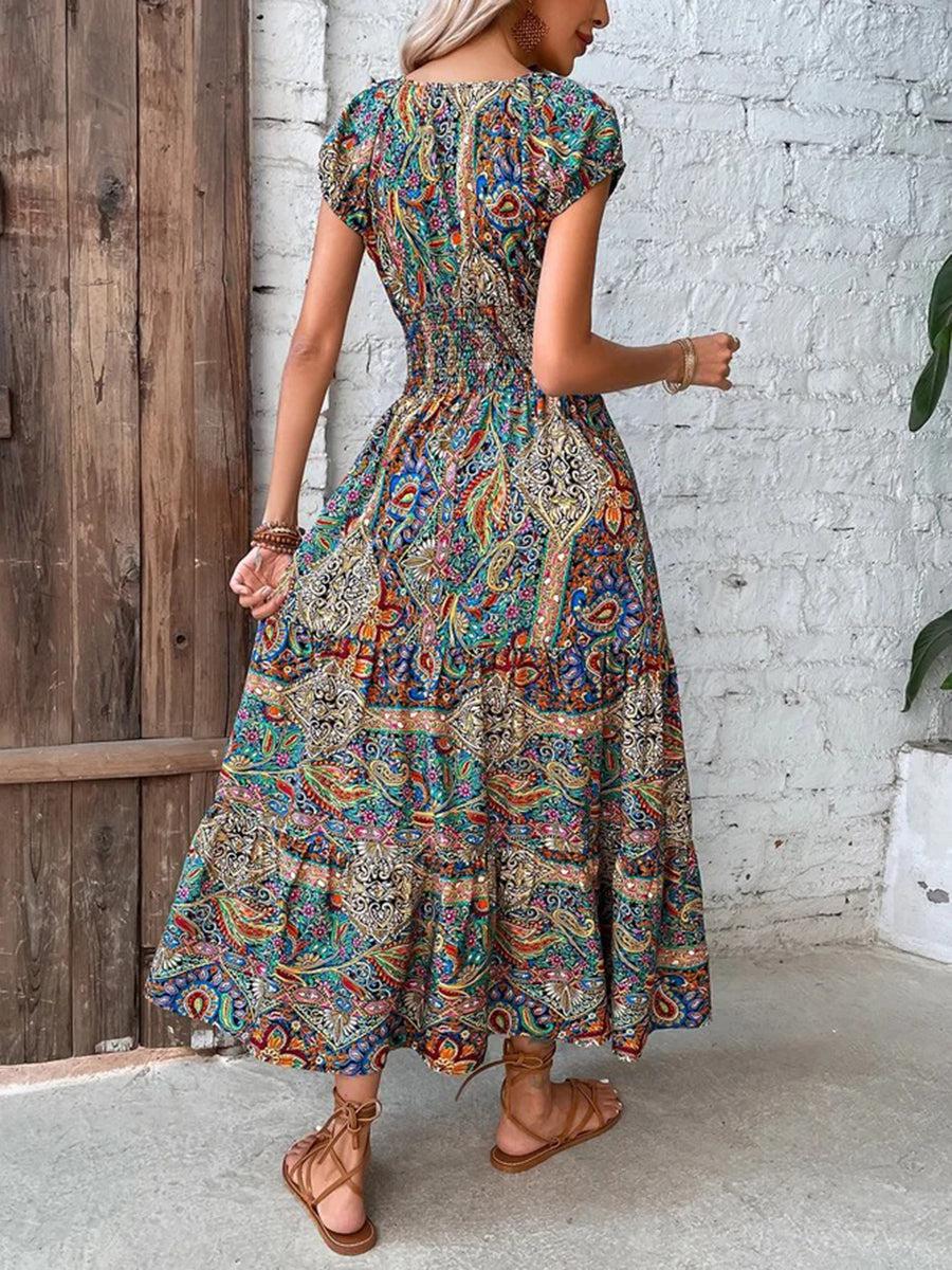 Farbenpracht Maxikleid