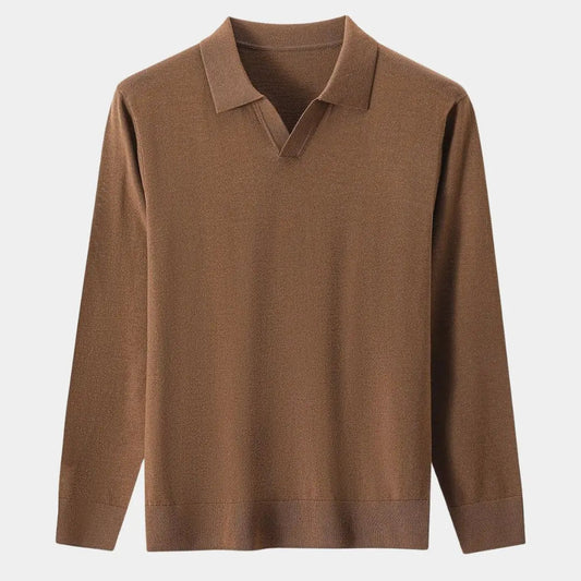 100% Wollstrick Turndown Pullover