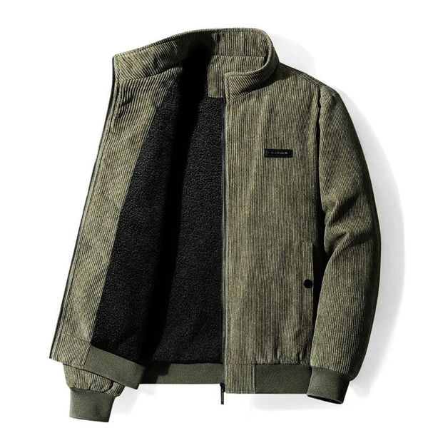 Retro Samt Sherpa Jacke