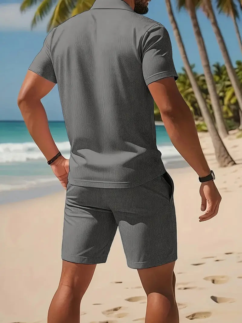 Kelvin Lässiges Zweiteiliges Sportset