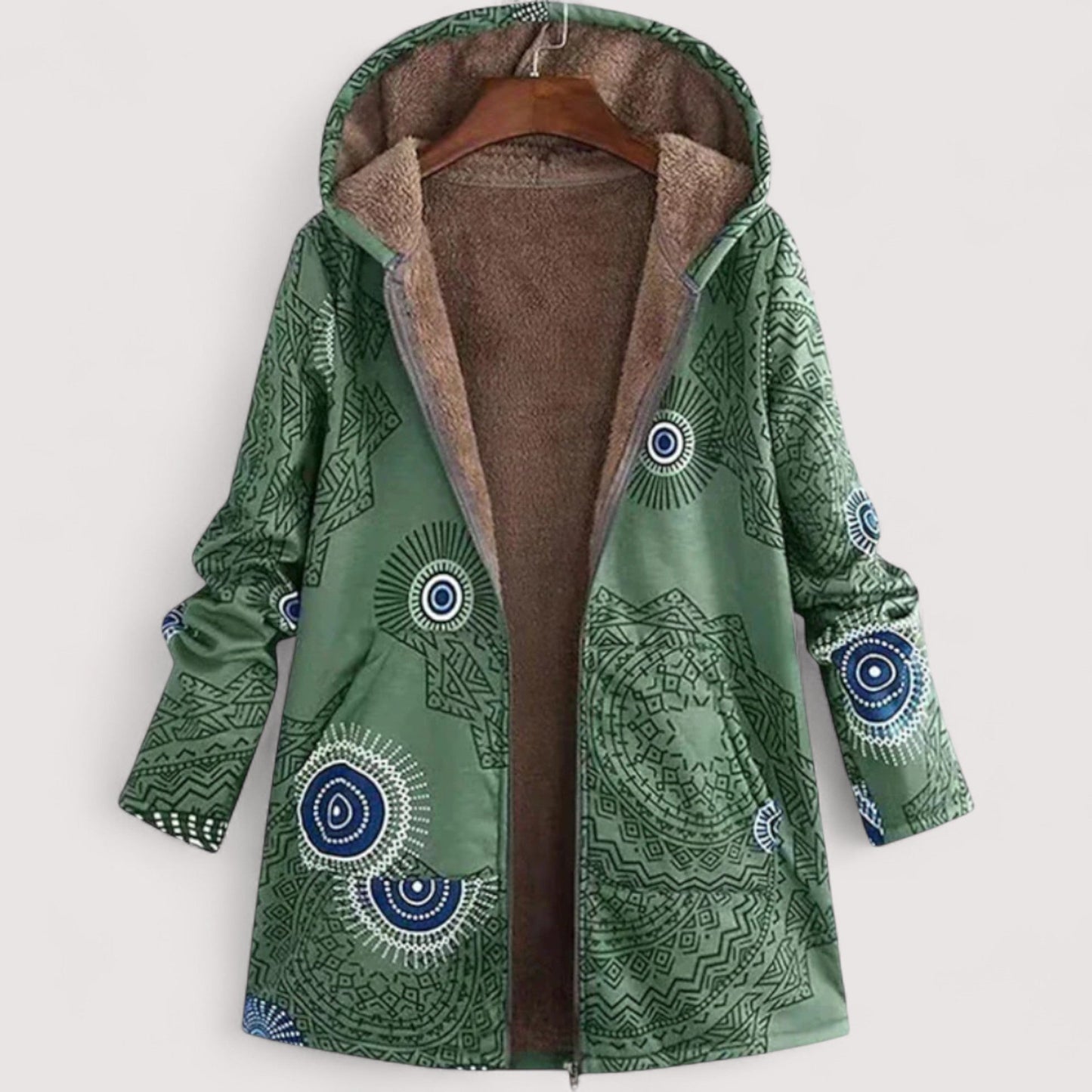 Christina™ Kuschelige Kapuzenjacke