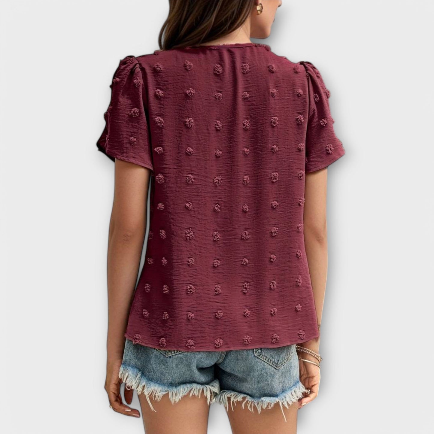 Pünktchenflair Bluse