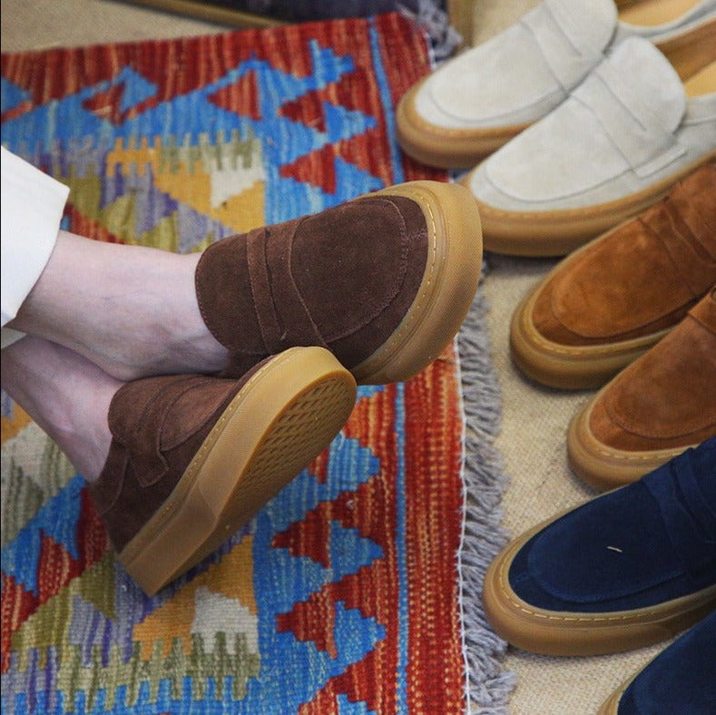 Mallorca Wildleder Slipper