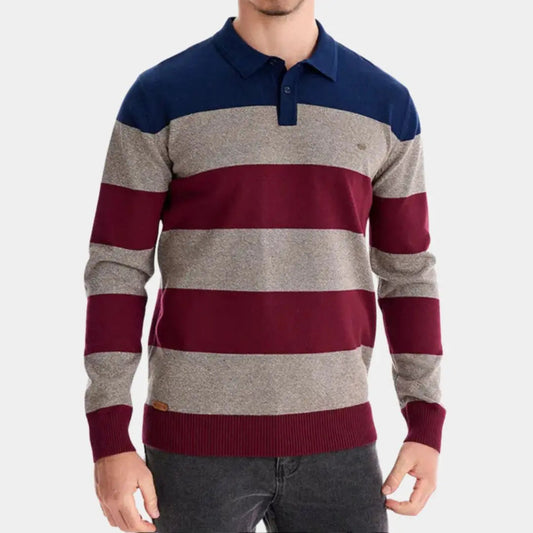 Knit Color Half Zip-Strickwaren