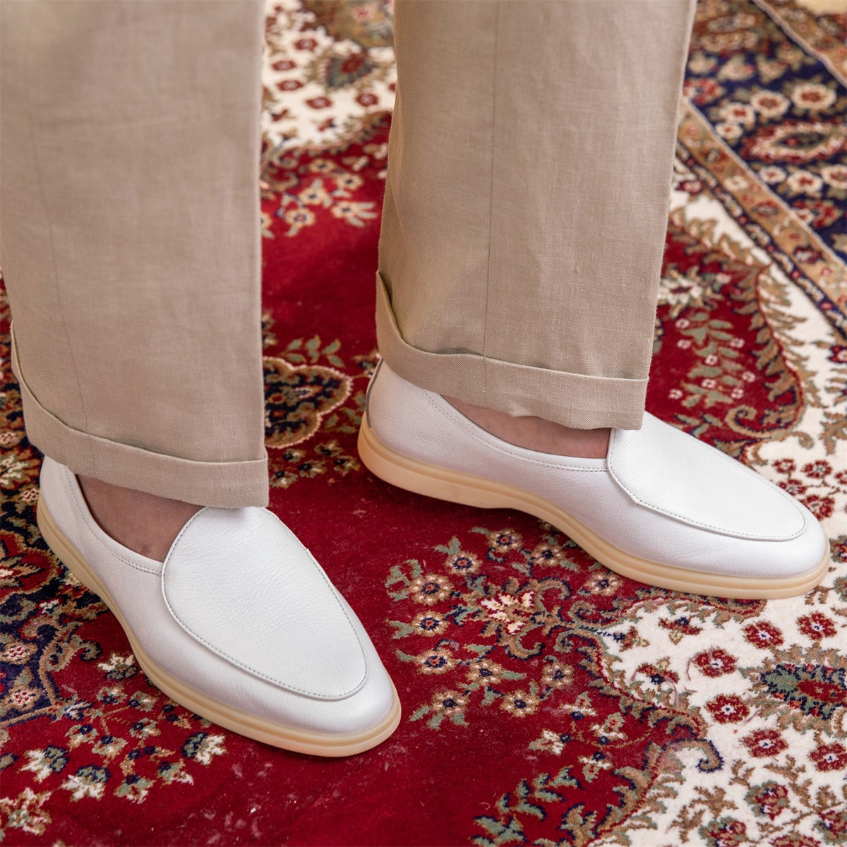 Mr. Ripley Belgische Leder-Slipper