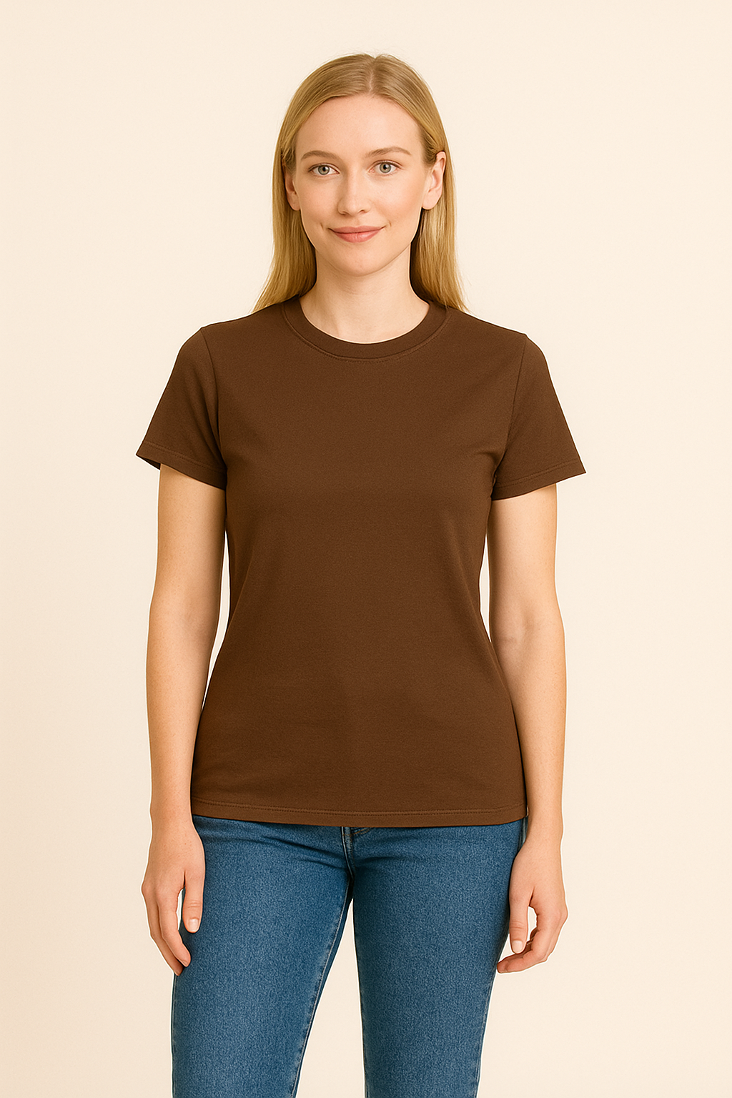 HERBERGER | Damen T-Shirt Baumwolle mit klassischem Schnitt für Freizeit & Stil