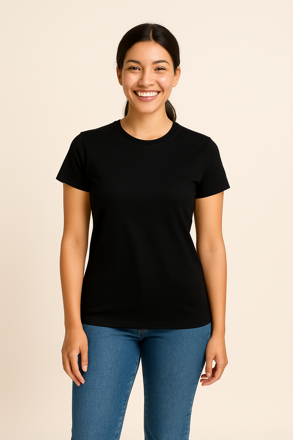 HERBERGER | Damen T-Shirt Baumwolle mit klassischem Schnitt für Freizeit & Stil