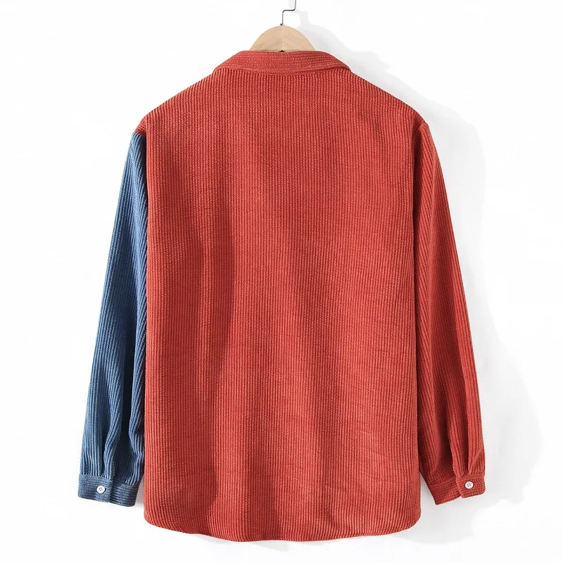 Geraldus Spleiss Hemd aus Cord mit Knopfleiste