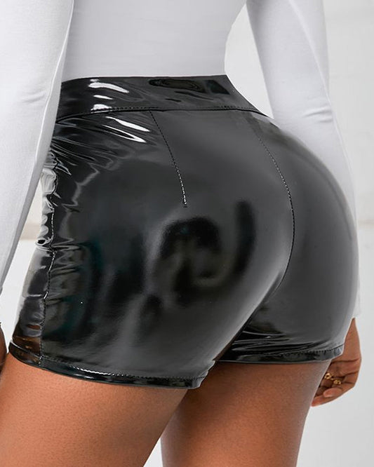 Elastische Ledershorts