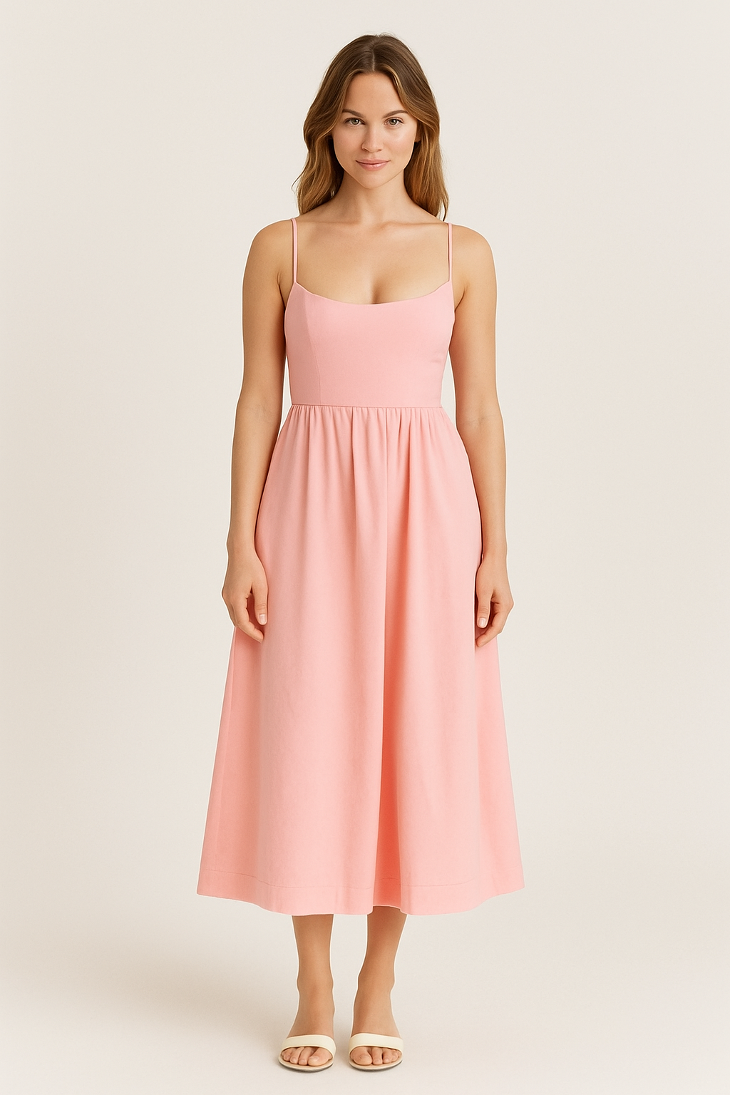 HERBERGER | Atmungsaktives Damen A-Linien Midikleid