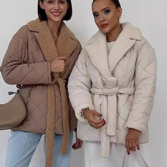 Schicker Stepp Kurzmantel