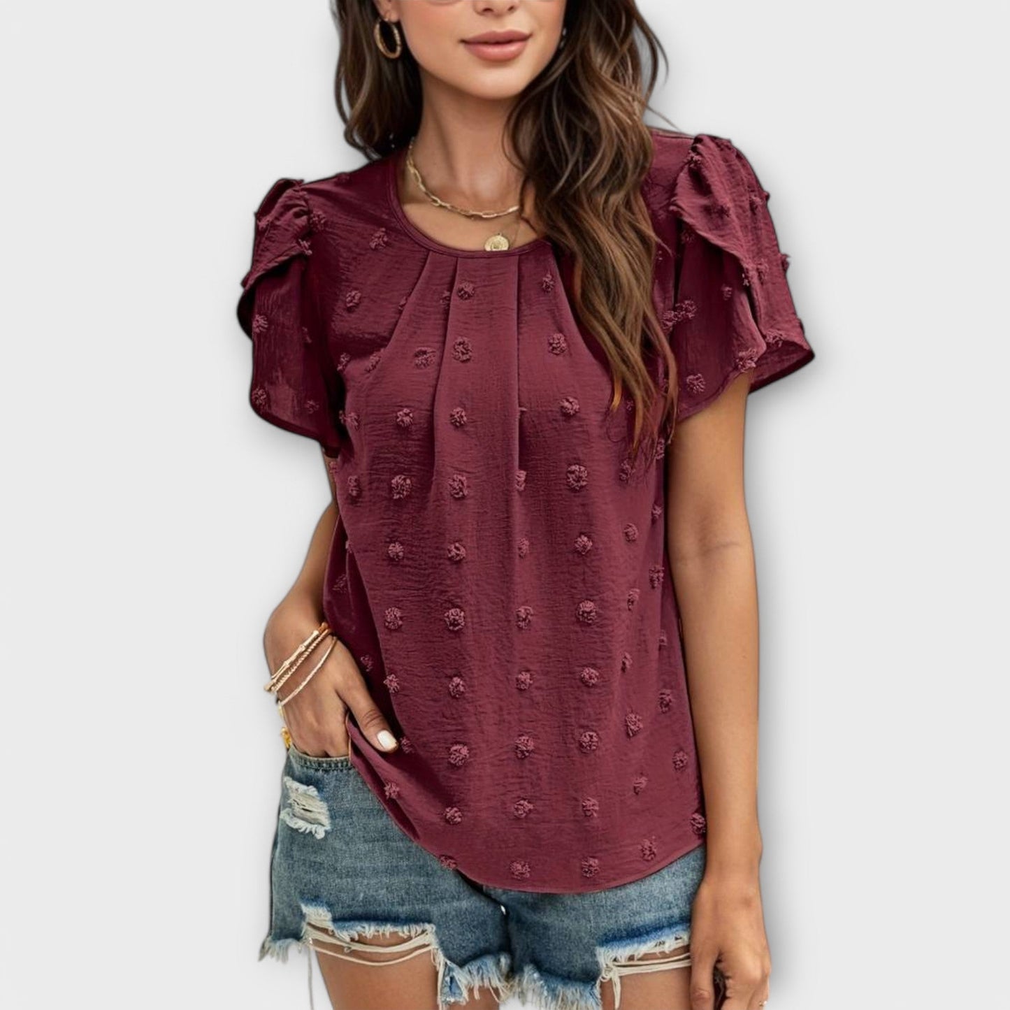 Pünktchenflair Bluse
