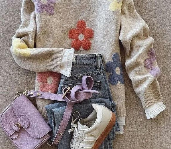 Zartton Rundhalspullover