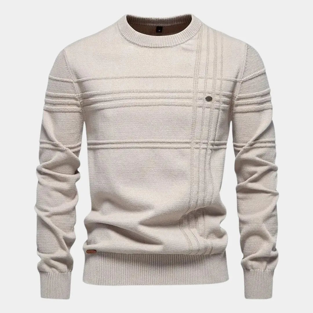 Gestrickter Pullover aus Baumwolle