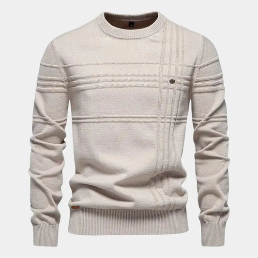 Gestrickter Pullover aus Baumwolle