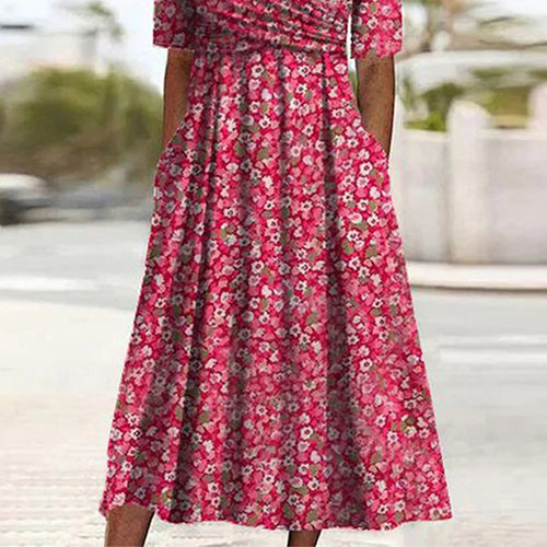Blumenliebe Kurzarmkleid
