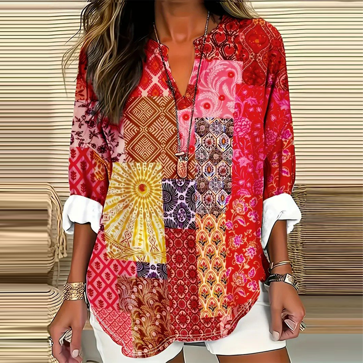 Flammenblick Langarmtop