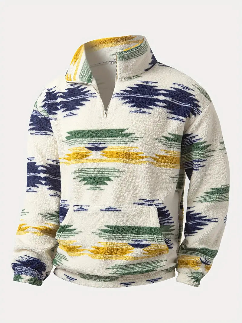 Clinton – Sweatshirt Mit Halbem Reissverschluss Und Stehkragen