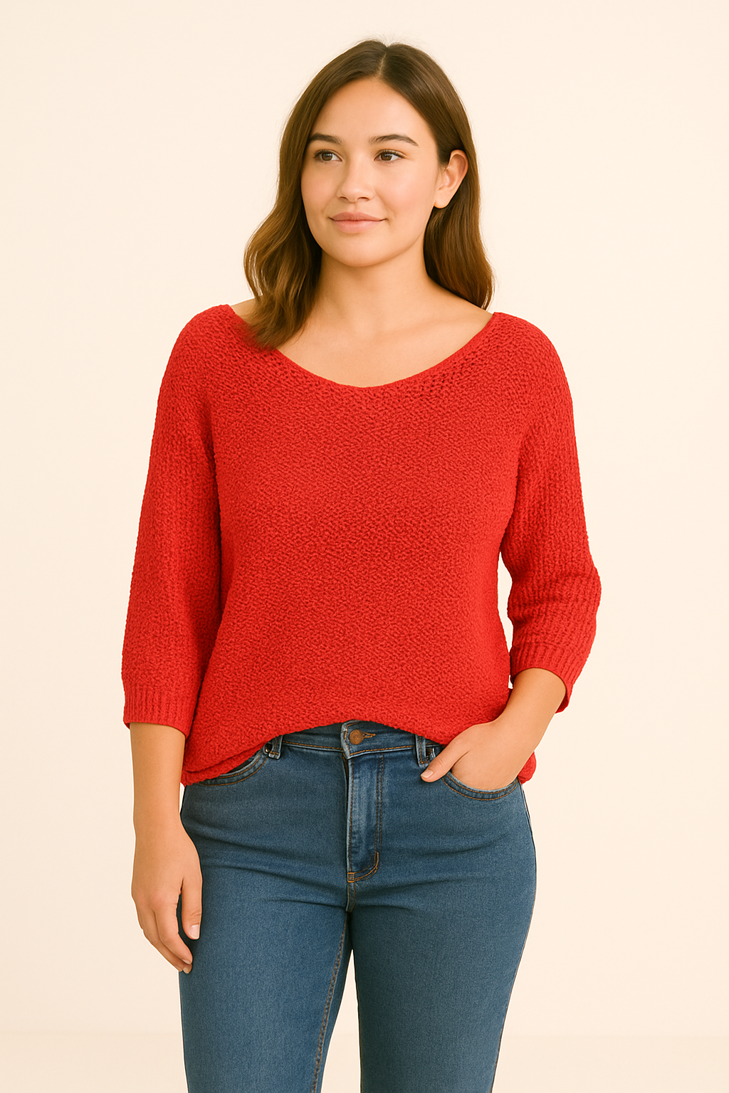 HERBERGER | Damen Pullover mit Rundhalsausschnitt