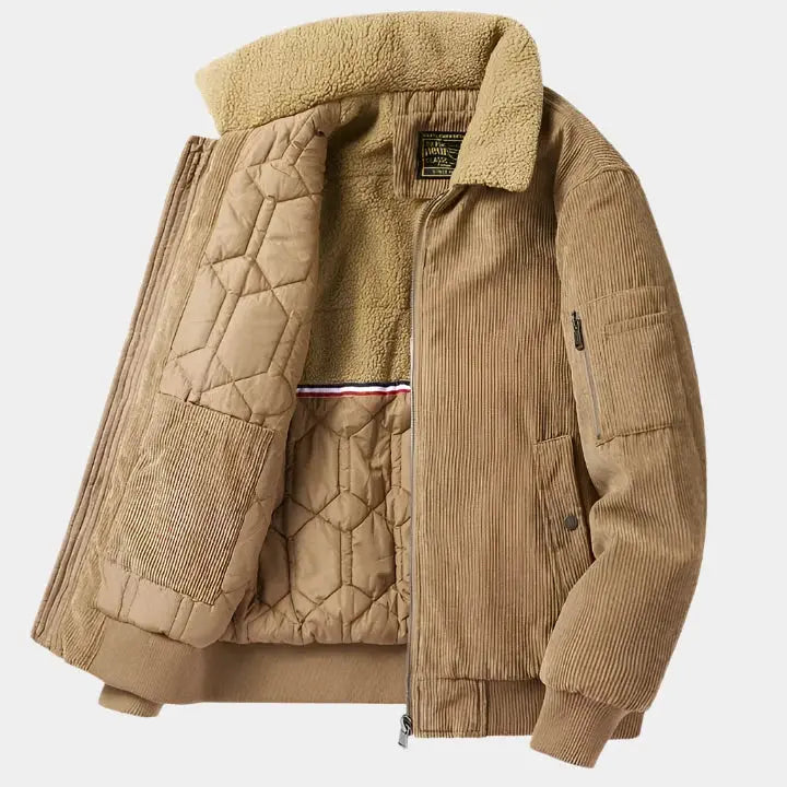 Bomberjacke aus Cord