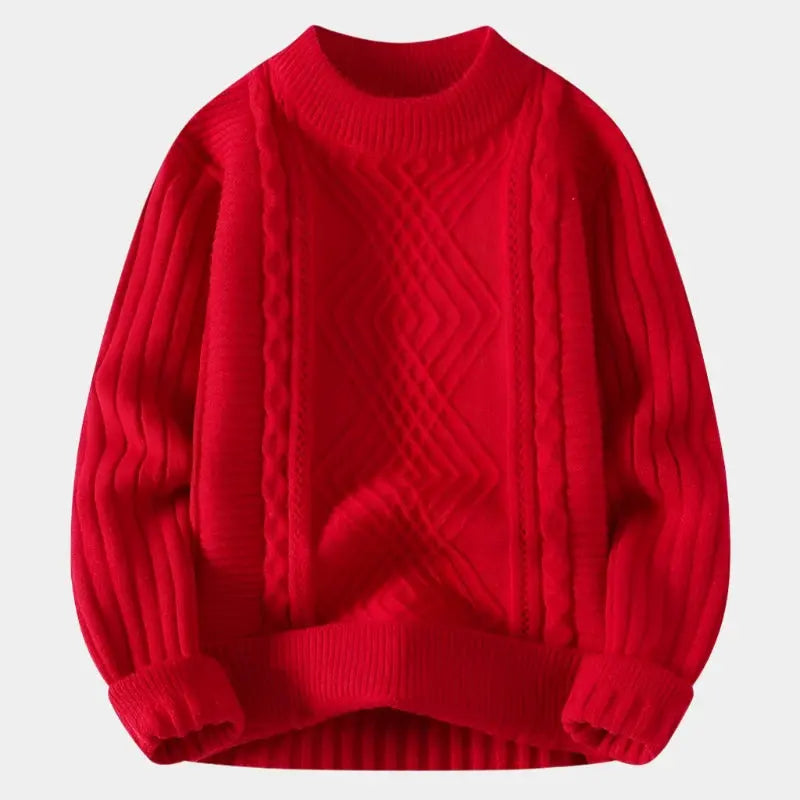 Strukturierter Pullover
