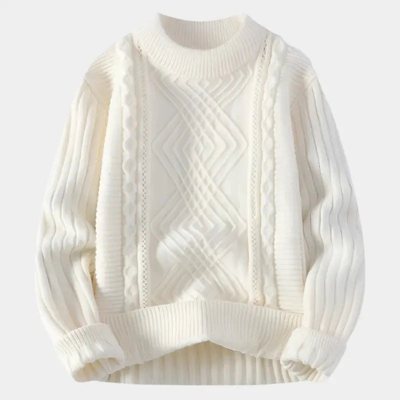 Strukturierter Pullover