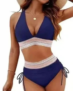 Klara | Hochtaille-Bikini mit verstellbaren Trägern