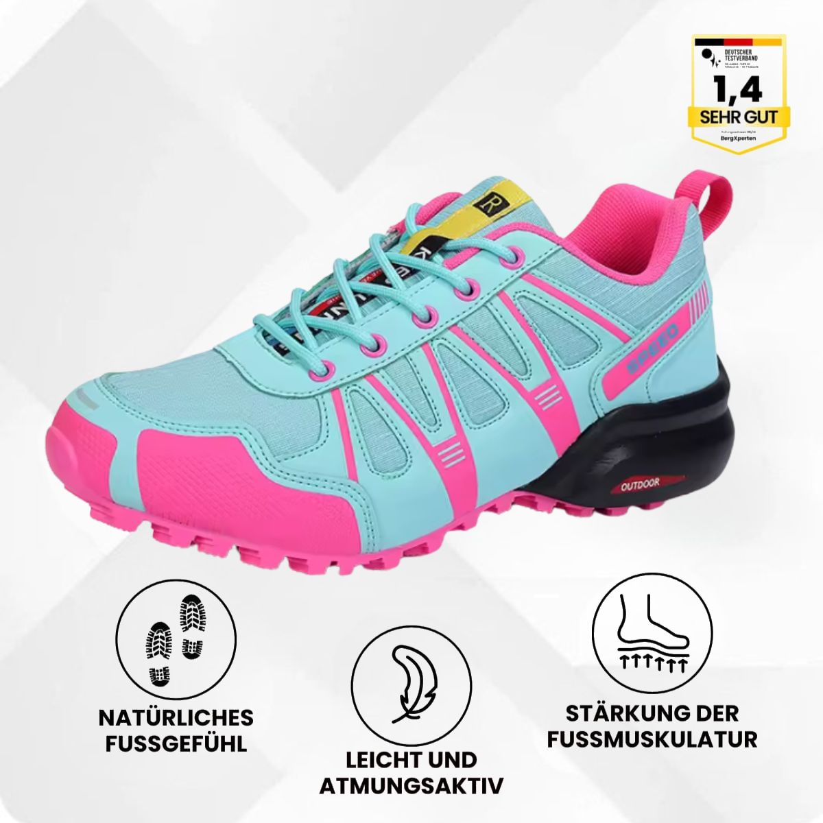 ORTHOTREKKING Ergonomische Entlastungs Trekkingschuhe