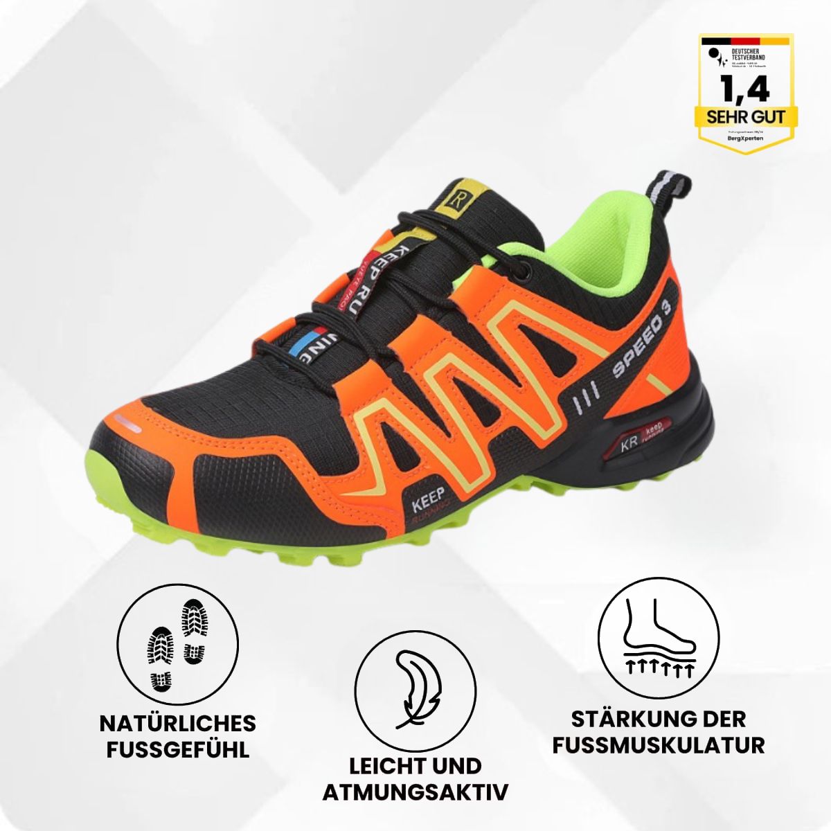 ORTHOTREKKING Ergonomische Entlastungs Trekkingschuhe