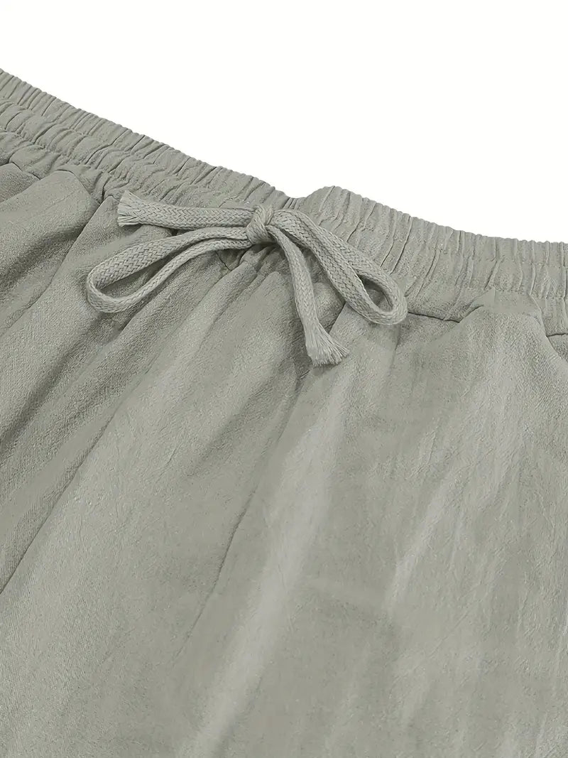 Babaev Stilvolle Leinen Hosen